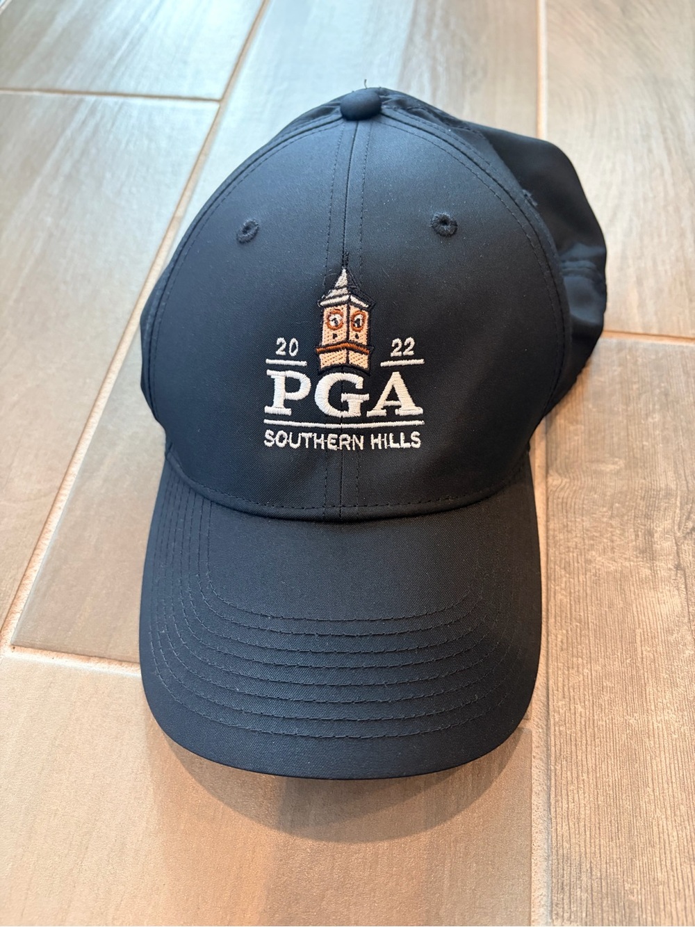 Nike PGA Southern Hills Black Embroidered Golf Hat